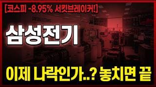 [삼성전기 주가 전망] 서킷브레이커와 삼성의 상관관계.. 이제 나락 시작인가? #삼성전기주가전망 #삼성전기목표가 #삼성전기