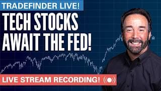 TradeFinder LIVE! Tech Stocks Await the Fed!  #stocks #elliottwave
