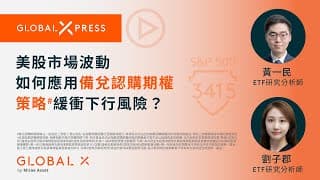 Global Xpress | 美股市場波動，如何應用備兌認購期權策略緩衝下行風險？