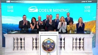 The NYSE welcomes Coeur Mining to celebrate the recent completion of Coeur’s acquisition.