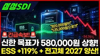 [삼성SDI] -35% 폭락 끝났나? 50만원 매집대 사수 #삼성SDI