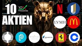 🚨 10 AKTIEN 💥 Netflix United Health LVMH McDonalds Coinbase Ferrari Rheinmetall Intuitive Plug Oklo