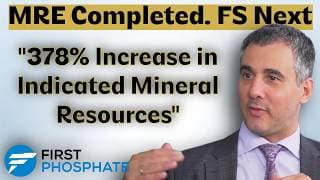 First Phosphate: “378% Increase in Indicated Mineral Resources” - CEO John Passalacqua