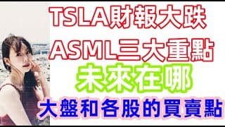 TSLA走出困境的四大催化劑?ASML影響股價三大重點?大盤和買點在哪?EP121【美股分析】【字幕】