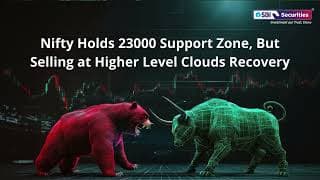 Nifty Holds 23000 Support Zone, But Selling at Higher Level Clouds Recovery