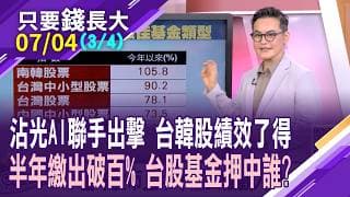 韓股逼近萬點 台股複製漲勢?美伊邁向止戰 能源基金打回原形?半年績效破百% 揭開強勢基金持股面紗 押了哪些寶?【20260704(第3/4段)只要錢長大*鄭明娟(馮志源)】