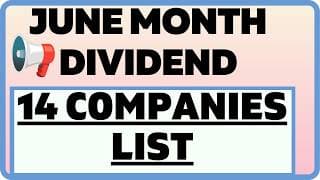 📢 14 COMPANIES LATEST DIVIDEND DATE LIST || IMPORTANT DIVIDEND DATES