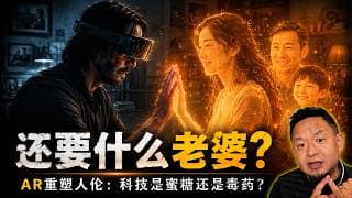 当科技能完美复刻逝去的亲人，你还愿意回到现实吗？谈Apple Vision Pro与AR的未来！老王来了：#AppleVisionPro #AR眼镜  #硅谷创业 #人工智能 #虚拟现实 #大老王