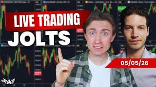 LIVE Trading JOLTS Gold, Nasdaq, Forex | A1 Trading Show
