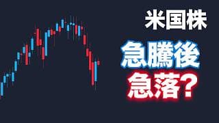 【米国株】リリーフラリー（急騰）後急落か？【NASDAQ100・SP500】