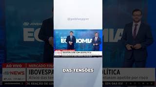 Bolsa sobe com geopolítica e noticiário corporativo