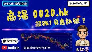 📊✨ 【獨家盤路】商湯 (0020.hk) 超跌後的技術修正：高階操盤手如何看待下行底部嘅結構變盤點？🔀⚙️
