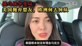 俄乌战争变局：美国抛弃盟友，欧洲何去何从？    俄罗斯｜ 乌克兰｜美国｜欧盟 ｜和平协议 ｜资源开发 ｜利雅得会谈 ｜慕尼黑会议  ｜美元霸权 ｜布雷顿森林体系  20250218金融汪
