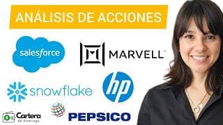 ANÁLISIS TÉCNICO DE ACCIONES PARA NO PERDER DINERO: MARVELL, SALESFORCE, SNOWFLAKE, HP y PEPSICO