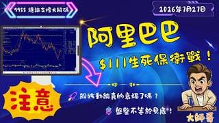 💡阿里 (9988 + BABA) : 急跌過後迎來關鍵的止穩契機？阿里巴巴當前築底防線的真實纏論解碼！🔥