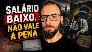 Fazer MEDICINA NÃO VALE mais A PENA no BRASIL