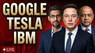 🔴GOOGLE, TESLA, IBM EARNINGS 4PM! WILL CAPEX FEARS CONTINUE?