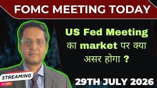 Fomc meeting live today|US fomc meeting latest news|Fed meeting impact on markets|Sensex expiry view
