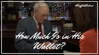 Warren Buffett Reveals How Much Is In His Wallet