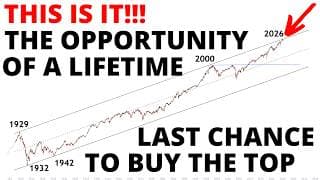 This is it! Your Once-in-a-Lifetime Opportunity to Buy the Stock Market Top. The Rally Will Not Last