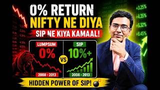 SIP & Lumpsum Started Before the 2008 Crash 😳 | What Happened After 6 Years?