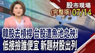 台股大特價 這次該撿什麼貨?喊加碼無人機採購 軍工股逆勢高飛,迎大時代?AI停滯性通膨.Fed升息預期 熱錢轉向之快?｜20260714(周二)股市現場(完整版)*鄭明娟(阮蕙慈×胡毓棠×曾志翔)