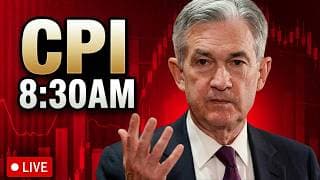 🔴CPI INFLATION DATA HEATS! INFLATION SHOCK MARKETS?! | LIVE TRADING