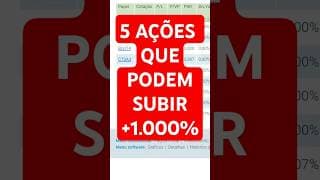 só ações baratas com potencial #shorts