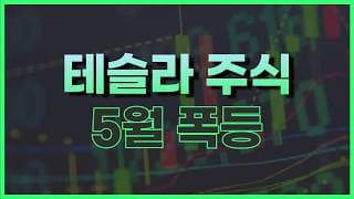 테슬라 주식 5월 전망 확인하세요