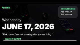 【美股期权】6/17/26 每日播报