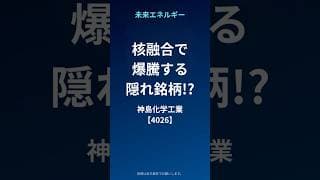 【神島化学工業 4026】EVから核融合まで!?「無機物の粉」を極めた世界トップ級の技術を持つ会社