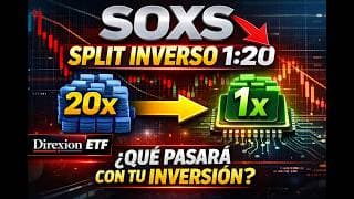 SOXS hace SPLIT INVERSO 1:20 🚨 ¿Qué significa para los inversionistas del ETF de semiconductores?