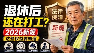 退休后还在打工？2026年这条新规一定要知道【昆哥播客】