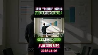 2025 11 06 瑞银“七指标”看泡沫：现在是早期狂欢，还是高位接力？美股满足泡沫形成的七大前提 美股泡沫进度条：还没到顶，但别再猛冲 #期权教学 #投資 #美股