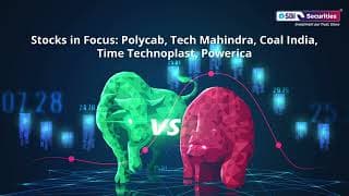 Stocks in Focus: Polycab, Tech Mahindra, Coal India, Time Technoplast, Powerica