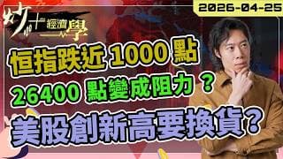 恒指急跌 1000 點｜26400 點變為阻力？｜AI 硬件股與美股走勢分析【炒+經濟學】｜短炒波士 Ringo #股票 #恒指 #大市分析 daytradingsuccess