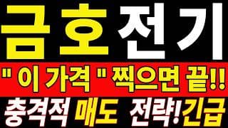 🟥 [금호전기 주가전망] 더는 못 버티겠나요? 손절 버튼 누르기 전 잠깐만 확인하세요 "초긴장" ⚠️ D-2일