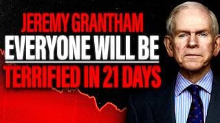 Jeremy Grantham: “A 70% Market Crash Is Coming"  But Holding These 3 Stocks Would Change Your Life