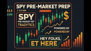 $SPY Pre-Market Prep: Could we see some volatility?