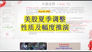 美股夏季调整的性质、幅度及持续时间：估值修正还是衰退预期