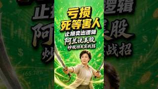 亏损死守害你更亏 #阿兰说美股 #炒股功夫 #Shorts