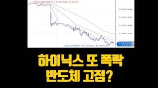 하이닉스 또 폭락 반도체 고점? (ASML 실적 미국 폭격 계속)