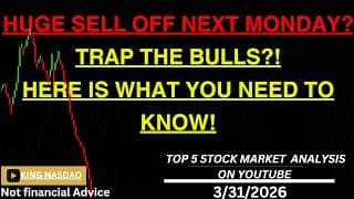 HUGE SELL OFF NEXT MONDAY? TRAP THE BULLS?! HERE IS WHAT YOU NEED TO KNOW IN SP500 QQQ NASDAQ SPY