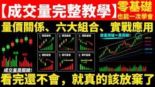 成交量最全教學｜一支搞懂成交量是什麼、怎麼用、散戶必學的量價系統