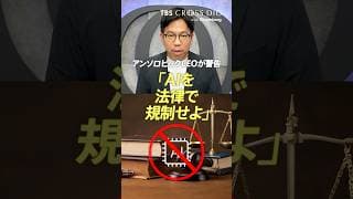 アンソロピックCEOが警告「AIを法律で規制せよ」　#中川雅博 #crossdig #tbs