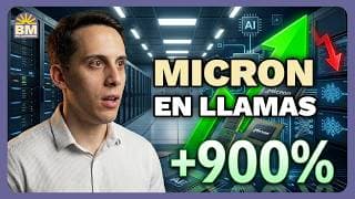 🔥 Micron Vuela 900%: La Acción De IA Que Puede Explotar Con Su Balance | #BullMorning