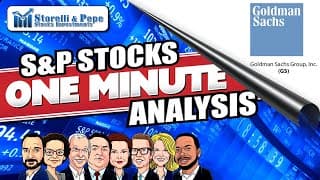 Goldman Sachs Stock Analysis - S&P Stocks One Minute Analysis