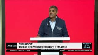 Twilio CEO Khozema Shipchandler Delivers Remarks to Celebrate 10 Years on NYSE