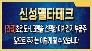 신성델타테크 주가전망 LG엔솔이 선택한 이차전지 부품주, 신성델타테크가 테마와 실적을 다 잡은 이유