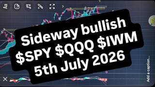 #SPY #QQQ #IWM SIDEWAY BULLISH  5th July